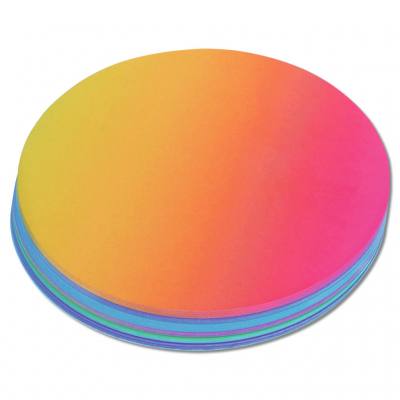 Faltblätter - Regenbogen (rund)