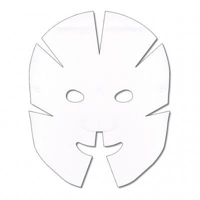 Blanko Masken dreidimensional