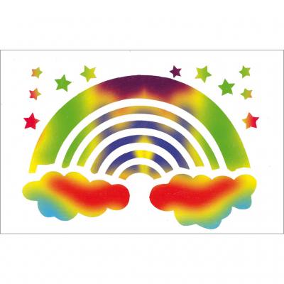 Scratch-Art® – Kratzpapier (Regenbogenfarben mit weißer Deckschicht)