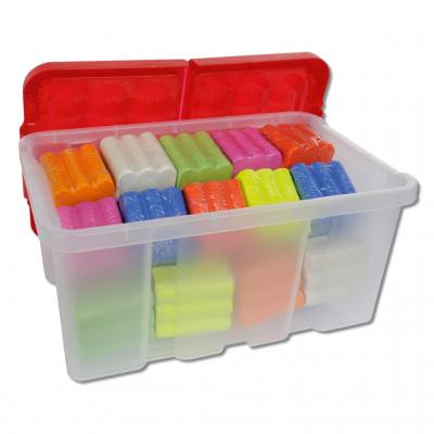 Neon-Schulknete Plastilin 1.750 g – Knetkiste III