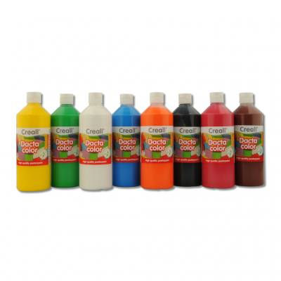 Schul-Temperafarben, 8er-Set 1 - je 500 ml