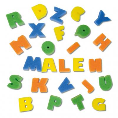 Malschwämme - Buchstaben