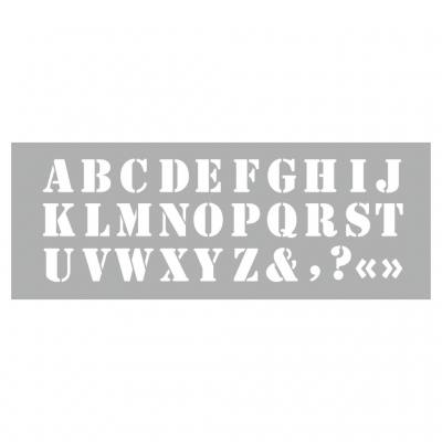 Schablonen - Alphabet Großbuchstaben