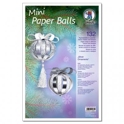 Mini-Paper-Balls - silber