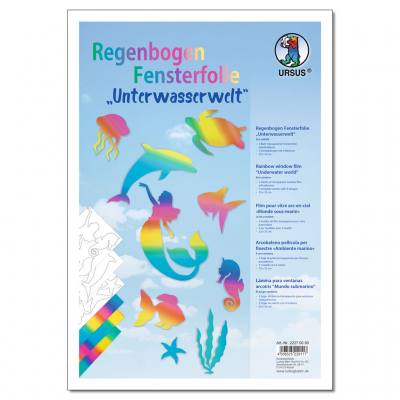 Regenbogenfensterfolie Unterwasserwelt