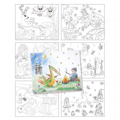 Ursus® Ausmalbilder mit 7 Motiven