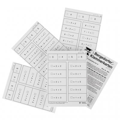 Bergedorfer® Klammerkarten Addition und Subtraktion bis 10