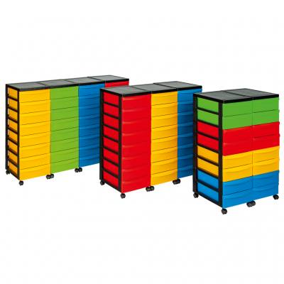 Modulus® Container-System mit je 8 kleinen Schüben