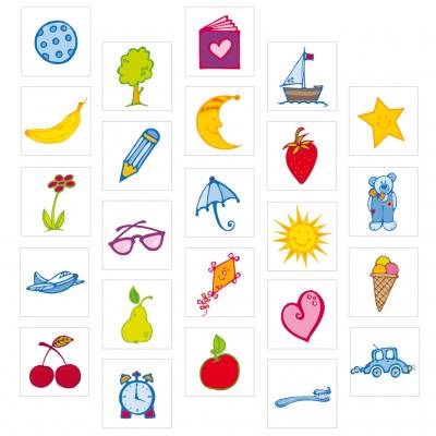 Erkennungsbildchen, 24 Motive