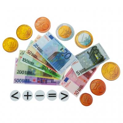 Euro-Rechengeld, magnethaftend, 115 Teile