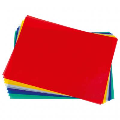 Farbiges Transparentpapier
