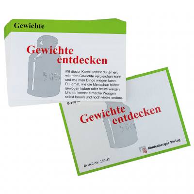 Lernkartei Gewichte entdecken