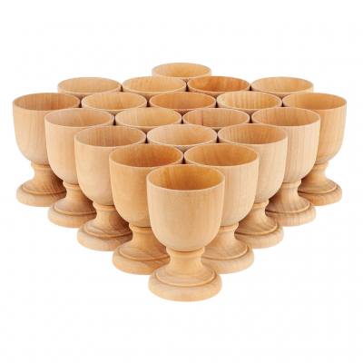 Holzeierbecher zum Bemalen