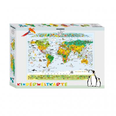 Kinderweltkarte als Puzzle, 48 Teile