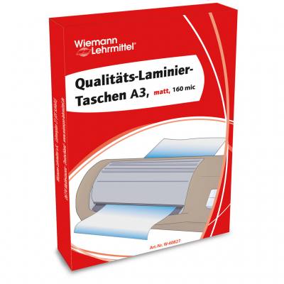 Qualitäts-Laminier-Taschen A3, matt