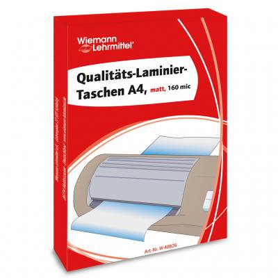 Qualitäts-Laminier-Taschen A4, matt