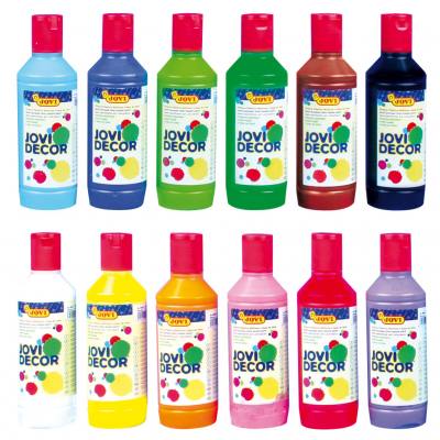 JOVI Decor Acrylfarbe – 250 ml Kunststoff-Flasche