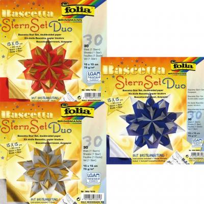 Folia® Bascetta Stern-Bastelset