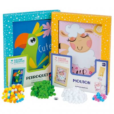 Karten zum Gestalten und Ausmalen, 2 Stück, inkl. Rahmen