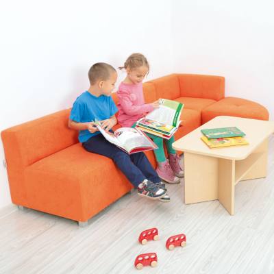 KITA-KIDS "Sofa" - in 2 Sitzhöhen und 5 Farben lieferbar