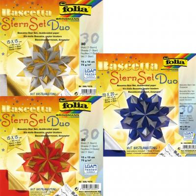 Folia® Bascetta Stern-Bastelset