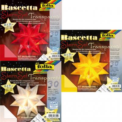 Folia® Bascetta Stern-Bastelset