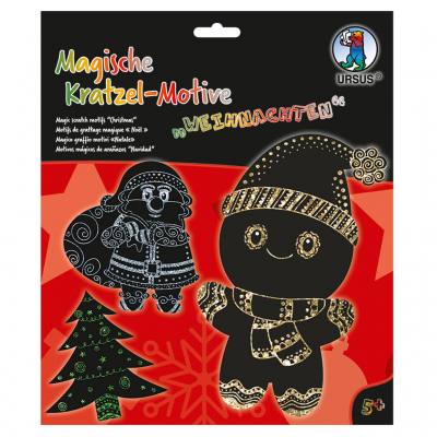 Magische Kratzel-Motive Weihnachten