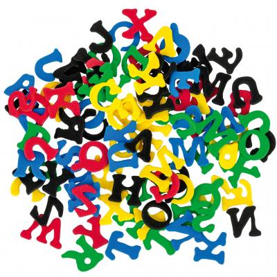 Moosgummi-Stanzteile - Buchstaben