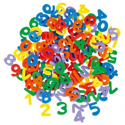 Moosgummi-Stanzteile - Zahlen