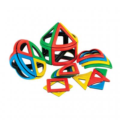 Magnetic Polydron Sphera 3D-Geometriebauteile Starterset, 36 Teile