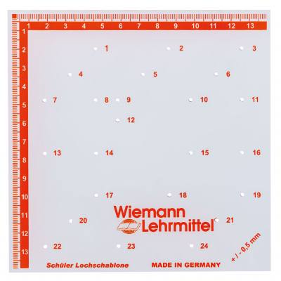 Schüler-Lochschablone