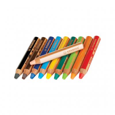 Stabilo® Woody 3 in 1, 10 Stifte