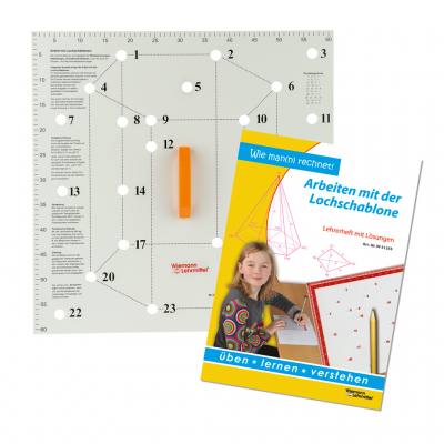 Lochschablone für die Wandtafel inkl. Lehrerheft