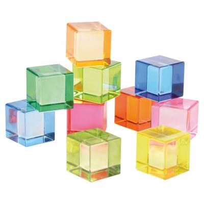 Acrylsteine Würfel, 10er-Set