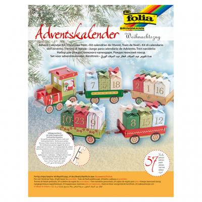 Folia® Adventskalender „Weihnachtszug“