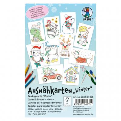 Ausnähkarten Winter