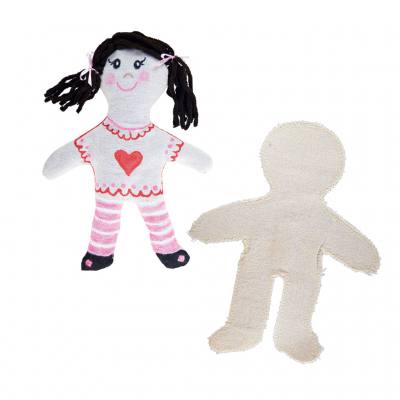 Blanko-Puppe aus Stoff, 12 Stück, 24 x 30,5 cm