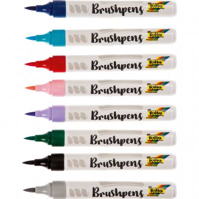 Brush Pens, 8er Set