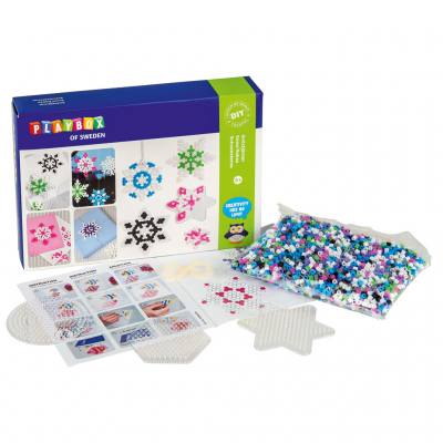 Bügelperlenset Schneeflocken