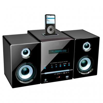 CD/DVD-Musik-Center, schwarz, 270 x 170 x 220 mm