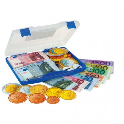 Euro-Rechengeld Im Kunststoffkoffer