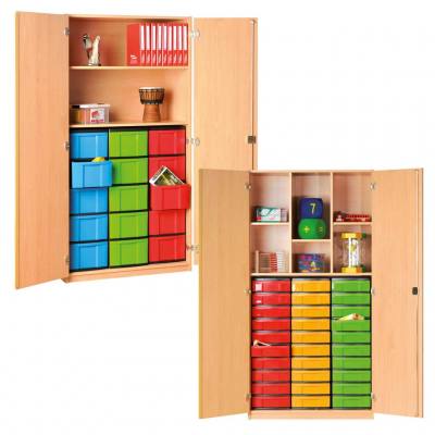 Modulus® Gruppenraum-Schrank mit Schüben und 2 Ablageböden, davon 1 verstellbar