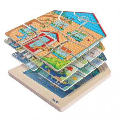 Lagenpuzzle "Zuhause"