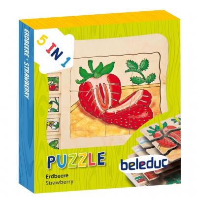 Lagenpuzzle "Erdbeere"