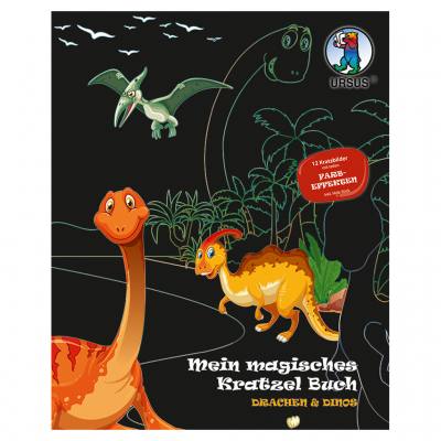 Mein magisches Kratzel-Buch "Drachen & Dinos