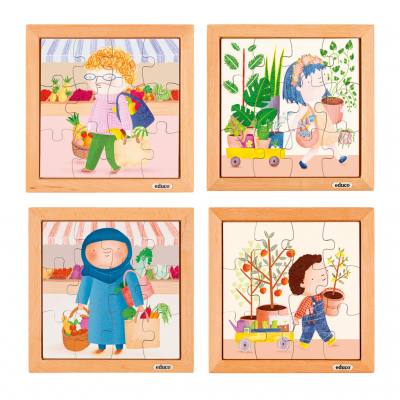 Educo® Puzzle – Meine Einkaufstasche