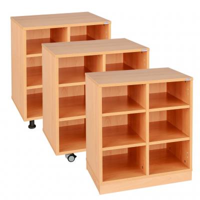 Modulus® Eigentumsschrank, 2-reihig, fahrbar oder feststehend