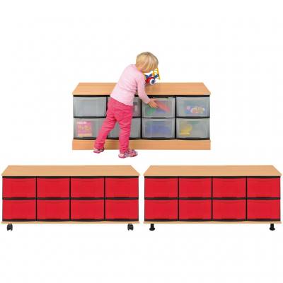 Modulus® KIDS mit 8 großen Schubladen 53 x 120 x 39 cm