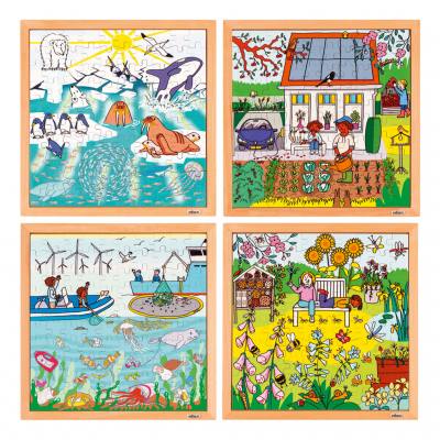 Educo® Natur- und Klimapuzzle