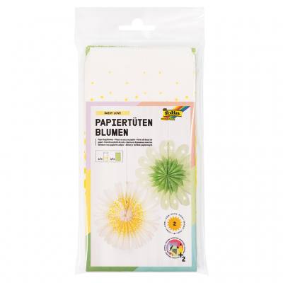 Folia® Papiertüten-Blumen Daisy Love